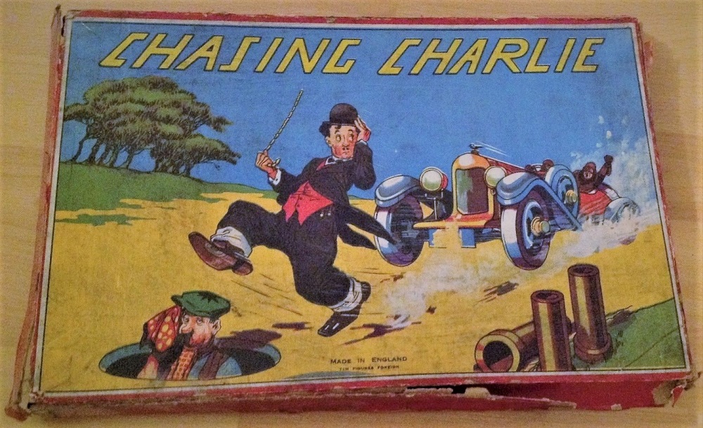 ボードゲーム  Chasing Charlie Chaplin (英国 Spears 製) 1920年